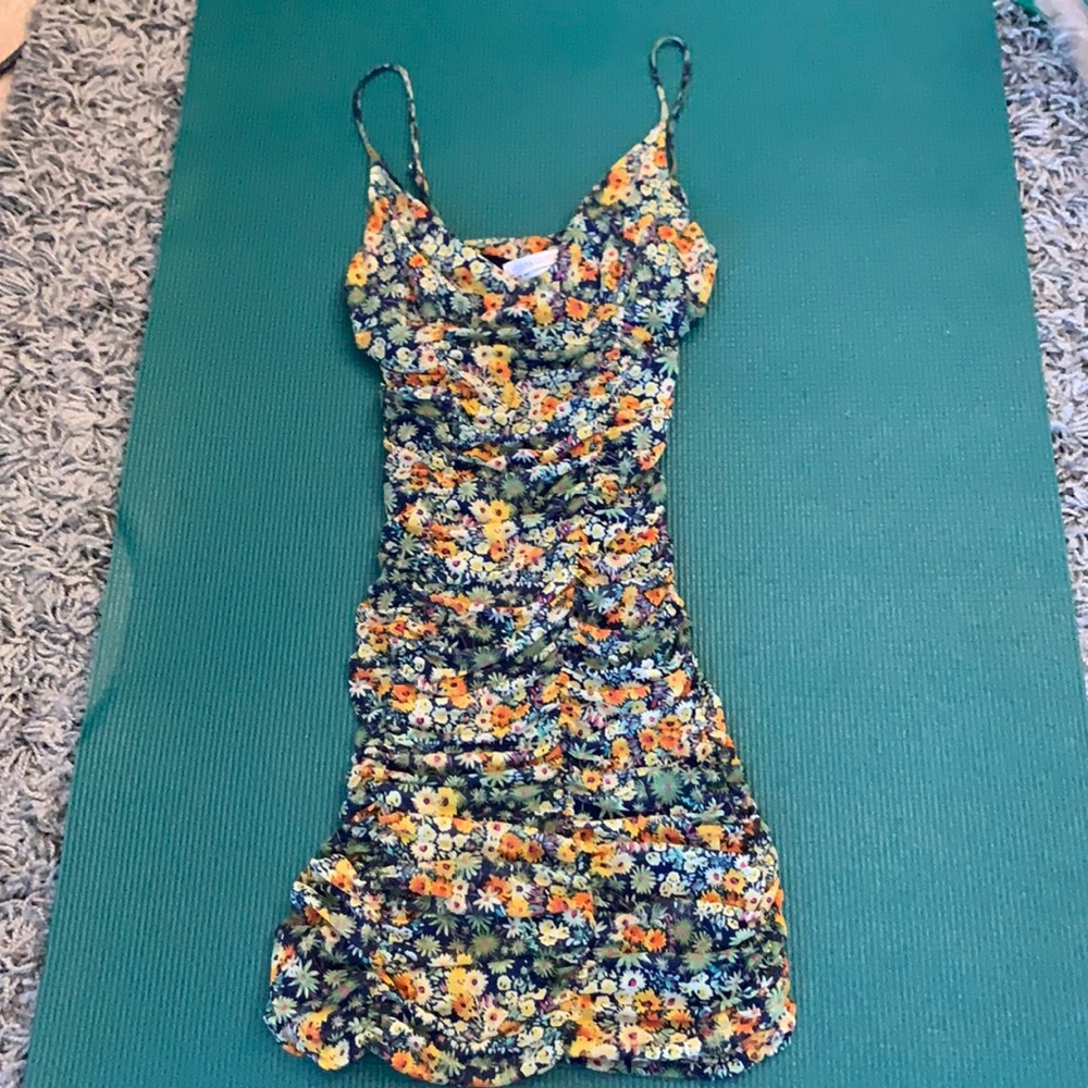 Urban Outfitters floral scrunch dress